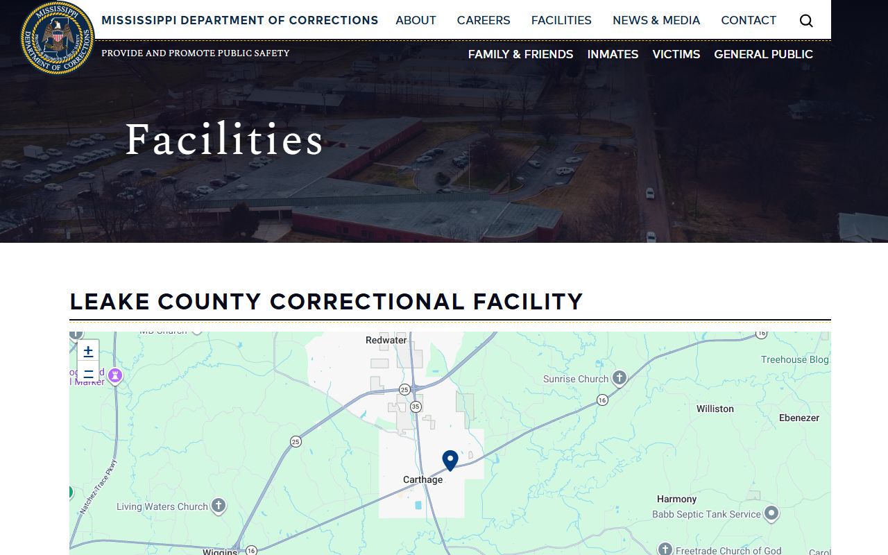 Leake County Correctional Facility MDOC roster and facility information